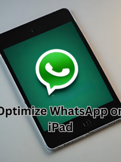 Optimize WhatsApp on iPad
