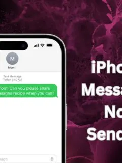 iPhone Messages not sending