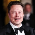 Elon Musk arrives at the 10th Annual Breakthrough Prize ceremony.