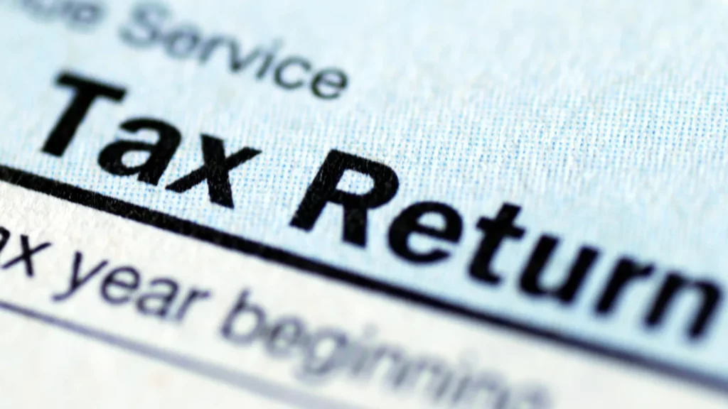Tax Return document