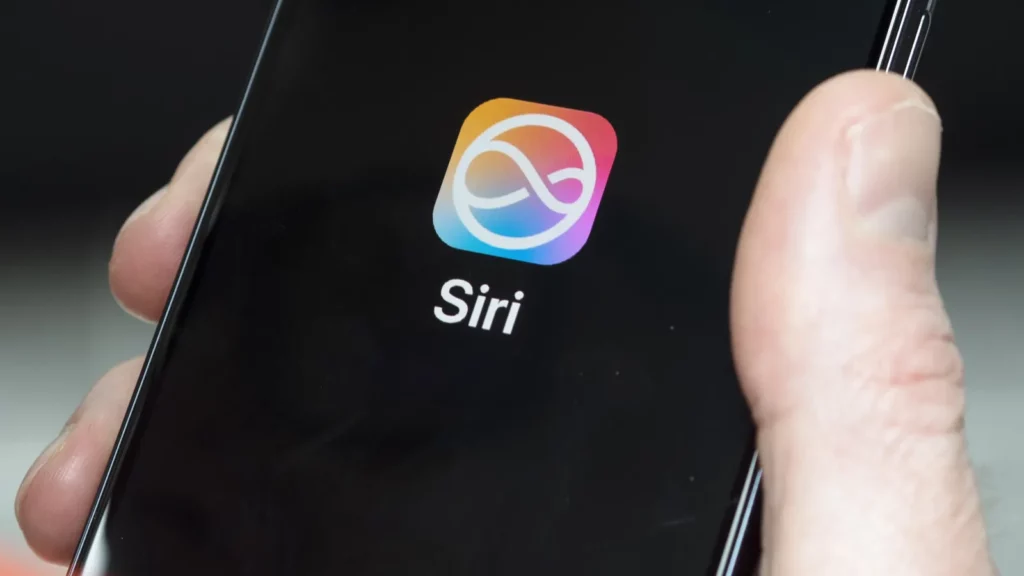 june 13th 2024 logo of siri ai on a phone